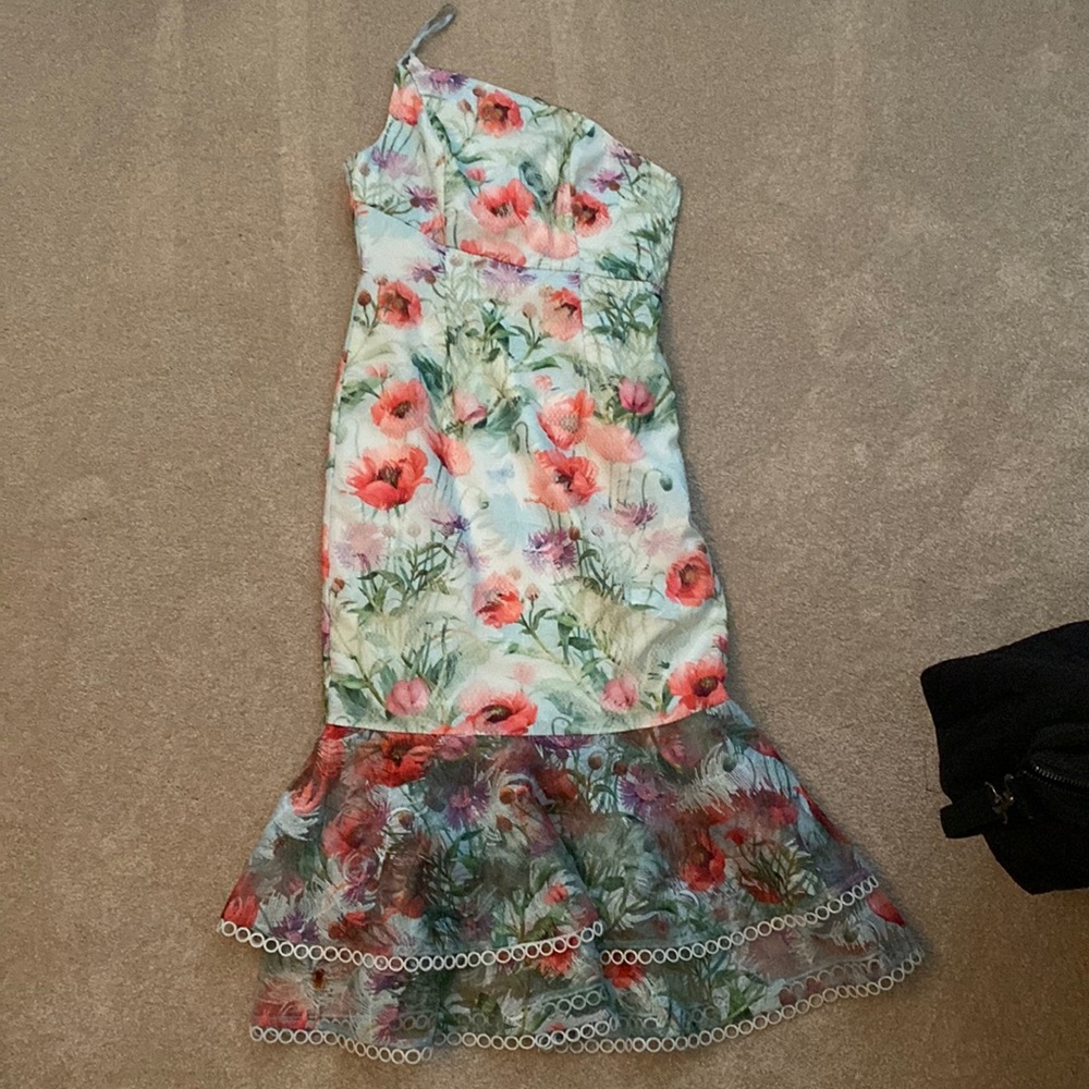 Liv Foster one shoulder dress